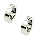 #9: ２個セット シンプル　イヤーカフ　【シルバー】　チタン　フェイクピアス　両耳用 小