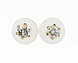 #9: 【KASHIMA】K18イエローゴールド 0.1ct ダイヤモンド スタッド ピアス