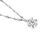 #7: 【ノーブランド品】プラチナ900ダイヤモンドネックレスペンダント0.1カラットチェーンPt850スクリュ