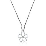 #7: ネックレス【Stariy】ホワイトプラム ペンダント シルバー925 レディースネックレス バレンタインギフト・誕生日・記念日・母の日プレゼント