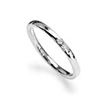 #10: ダイヤモンド入りサージカルステンレスリングレディース 　指輪　7号8号9号10号11号12号13号14号15号　シルバー(7)