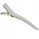 #6: 【ノーブランド品】ヘアクリップ クリップピン ヘアピン 金具 DIY 約50本 44mm シルバー