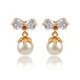 #9: 【ノーブランド】18金　ピアス (ホワイトゴールド)