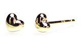 #5: T-jms 軸太 4mm ハート K18 18金 YG セカンドピアス 0.9mm 特注 カスタム (軸太 【イエローゴールド】)