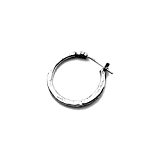 #9: VIVIFY(ビビファイ) Hammered Hoop Pierce シルバー