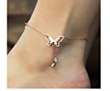 #10: [ティンティンローズ]TingTing Rose ステレンス 美しい蝶 ダイヤモンドcz アンクレット レディース チェーン アンクレット [並行輸入品]