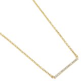 #4: (ケイトスペード) kate spade ケイトスペード ネックレス KATE SPADE WBRUA109 922 DAINTY SPARKLERS BAR PENDANT ペンダント ゴールド [並行輸入品]
