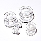#4: [ラプラス]laplace ボディピアス body-piercing オールクリア フレッシュトンネル 【 高品質 ボディーピアス 専門店 】 [00G]