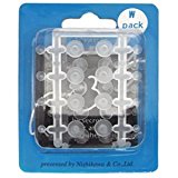 #9: アクセサリーショップピエナ 透明ピアスセット 金属アレルギーの方にも ポリプロピレン(医療用樹脂)