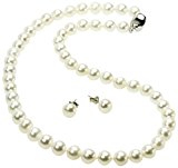 #8: 【品質保証】　本真珠ネックレス＆ピアスセット（またはイヤリングセット）大粒 ８mm　 冠婚葬祭用