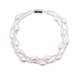 #7: ギフトジュエリー　真珠ブレスレット(ホワイト）