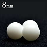 #10: 【 福縁閣 】粒売り◆ホワイトオニキス◆8mm◆天然石・パワーストーン◆粒売り_T94-8/D6