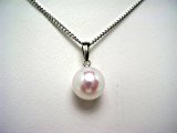 #10: イソワパール アコヤ真珠 ペンダントトップ 7.5-8mm ホワイトピンク K14 ホワイトゴールド 59682 pearl