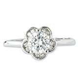 #9: 【SWAROVSKI GEMS]#28322　 フラワーリング　スワロフスキージェム (13)
