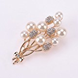 #8: （モンスタイル）mon style ブローチ パール フラワー 花束 BROA