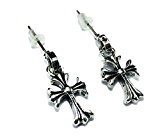 #7: five ships 2個セット 十字架 ピアス デザイン クロス スタッド シルバー［3GSG］