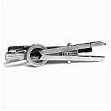 #7: ISHOKUYA（衣飾屋) ユニーク タイピン タイ止め タイバー コンパス 文具