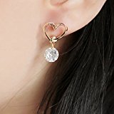 #10: Abeillo® ハート ピアス レディース ペア（2個セット）