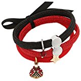 #4: (マークジェイコブス) MARC JACOBS マークジェイコブス ヘアゴム MARC JACOBS M0009975 601 HAIR CHARMS LADYBUG CLUSTER PONY ブレスレット RED MULTI [並行輸入品]