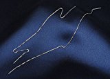 #9: Alumakan シルバー925 14cm ロング チェーンピアス ジプシー アメリカン ピアス (1ペア 両耳用) 収納ポーチ・ジュエリークロス セット