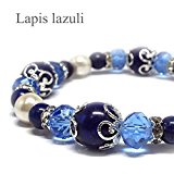 #8: 女子力ＵＰ♪ きらきら Lovers’ブレス パワーストーンブレスレット ラピスラズリ 《STONE KITCHEN パワーストーン 天然石》