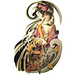 #6: タトゥーシール 日本画デザイン 女性 鯉 花 フラワー TATTOO ボディシール フェイクシール Halloween ハロウィン