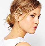 #10: 晴れた青空の日に ゴールド ヘアピン / 気分によって変えれる 3セット (ゴールド ヘアピン 3セット)