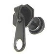 #9: ブラック ファスナー ジッパー 極める耳元 ユニークデザイン ボディ ピアス メンズ レディース 16G 【片耳ピアス】