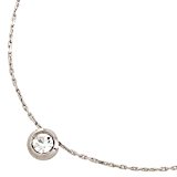 #1: ワンストーン高級極細キラキラチェーンネックレス　【お肌に優しいニッケルフリー】　（n3532-R）