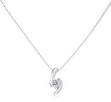 #8: [ディーコレクション] D-COLLECTION プラチナダイヤモンドネックレス【0.05ct/鑑別カード付】 DTP05099P