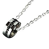 #7: アレルギー ： 変色にも安心 ステンレス ジュエリー 「C-LINE」 ネックレス（メンズ ブラック カラー)
