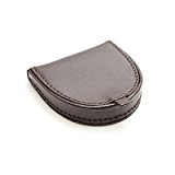 #10: コインケース メンズ ピッグレザー 馬蹄型 チョコ