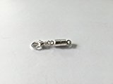 #6: ネックレス用 シルバー色メッキ マグネット 便利なクラスプ付　5.0×30.0mm