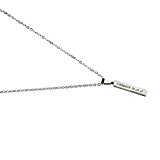 #3: KPOP BIGBANG デビュー日 LOGOメンバーの诞生日 刻印 チタンネックレス (G-DRAGON)