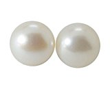 #8: Mani・Mani 大粒淡水真珠 ピアスのようなイヤリング 【10mm】 本物素材 （うれしいお手入れクロス付き 携帯に便利な巾着袋付き 保証書） N-920