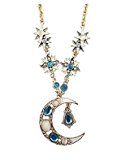 #10: ビジュー スタッド ネックレス 月 ＭＯＯＮ SS-J-018