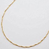 #4: 18金 ネックレス スクリュー チェーン 45cm 1.4g