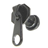 #10: ブラック ファスナー ジッパー カッコよく極める耳元 ボディ ピアス メンズ レディース 16G 【片耳ピアス】