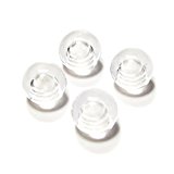 #8: JEWELS （ジュエルズ） クリアスクリューボール/4個パック/18G・16G用　ボール3mm　透明ピアス　交換用　キャッチ　パーツ