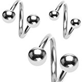 #9: [ラプラス]laplace ボディピアス body-piercing ツイスト スパイラル バーベル 【 高品質 ボディーピアス 専門店 】 14G