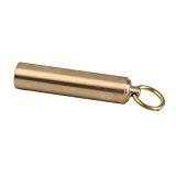 #9: 【ノーブランド品】アウトドア　サバイバル用　黄銅製　真鍮製　EDC　防水　ケース　カプセル　容器　ペンダント