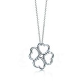 #6: TIFFANY＆Co. ティファニー ネックレス ハート クローバー ペンダント 並行輸入品 (品番:618)