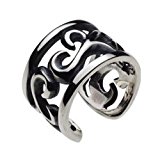 #10: 【セノーテ】 cenote e0160 【シルバーアクセサリー】 唐草透かし彫りシルバーイヤーカフ