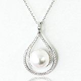 #10: 【SWAROVSKI ELEMENTS】 大粒 12mm スワロフスキー パール ペンダント エレガント フォーマル ネックレス