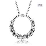 #10: KADERネックレス シルバー925 ジルコン 首飾り お贈り物 オフィス ホワイトデー