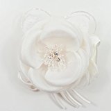 #2: コサージュ 入学式 コサージュ フォーマル 2way ヘッドドレス 椿 花 コサージュ結婚式 髪飾り fh12043cm