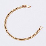 #2: K18喜平ブレスレット 8面カットトリプル 18ｃｍ 10ｇ 造幣局検定マーク刻印入