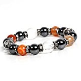 #6: 【京珠堂】選べる誕生石 四神×ヘマタイト 12mm 天然石 ブレスレット (サードニクス（9月）)