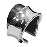 #6: 新宿銀の蔵 逆甲丸ツインライン シルバーイヤーカフ (1P 片耳用) 人気 メンズ