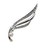 #9: ［enyapearl］ アコヤ真珠デザインブローチ ABR464 パールブローチ